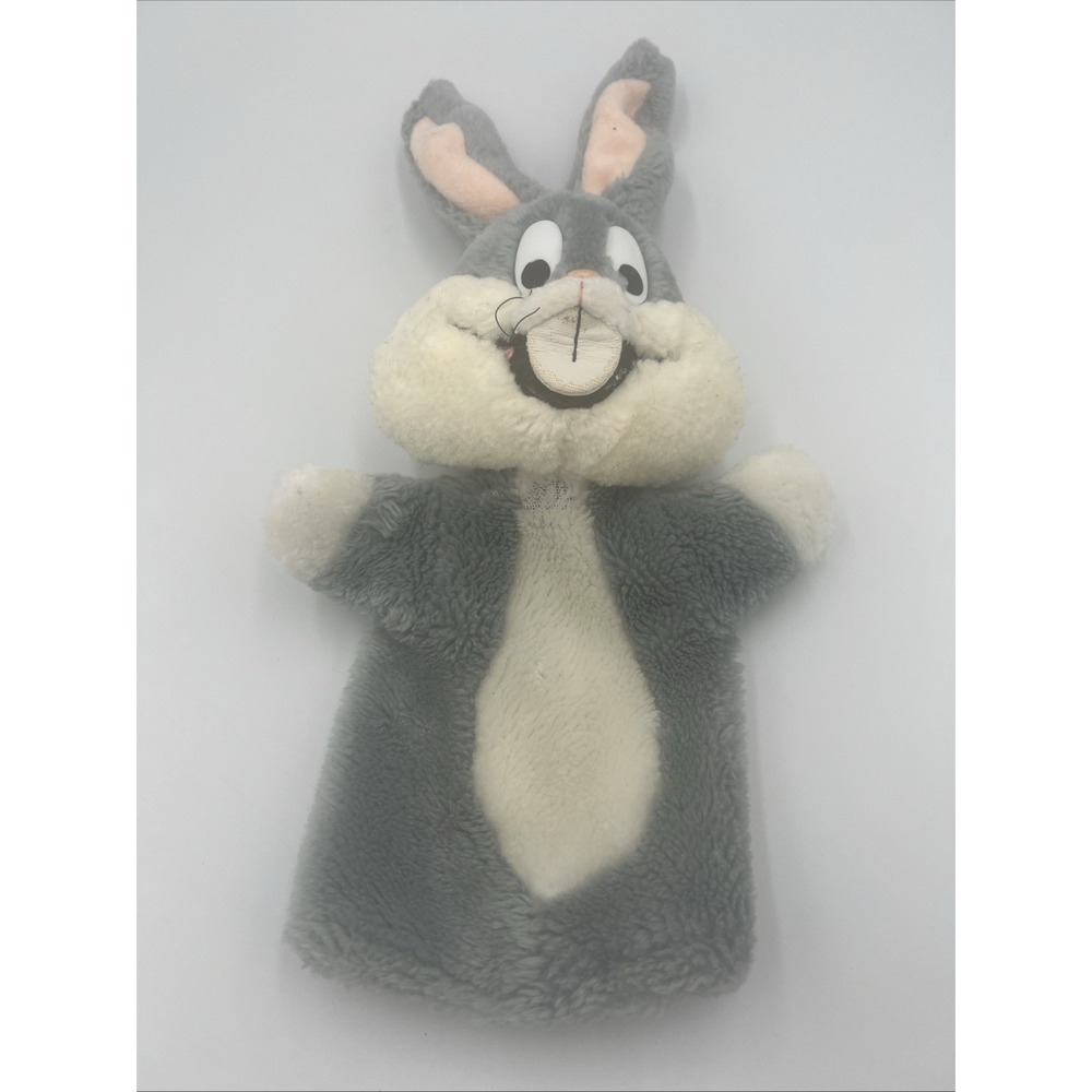Vintage Looney Tunes Plush Bugs Bunny Puppet Story Telling Toy 24k Co 1993